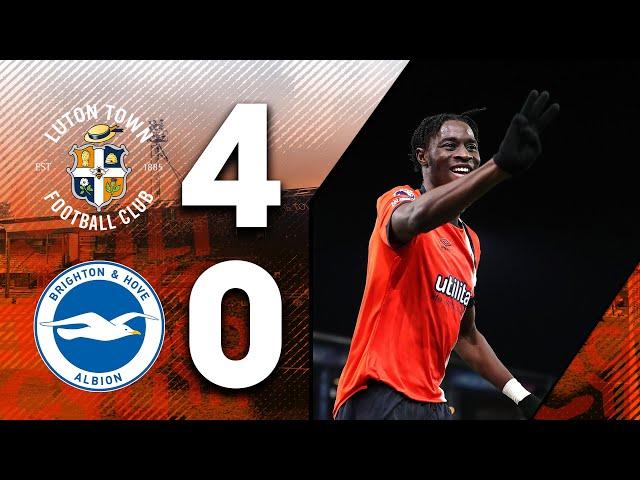 Luton 4-0 Brighton | WHAT A NIGHT!  | Premier League Highlights