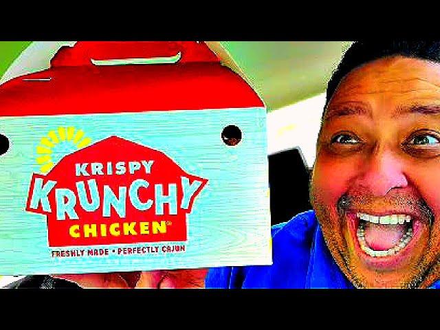 "Krispy and Krunchy Goodness: A mouthwatering Review of Krispy Krunchy Chicken."