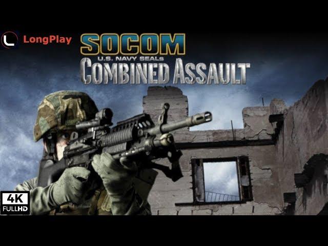 PS2 - SOCOM: U.S. Navy SEALs Combined Assault - LongPlay [4K:60FPS]