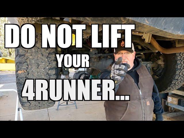 Do Not Lift Your 4Runner ... Overland Build Recommended Geometry Fix - Do Not Lift Without This