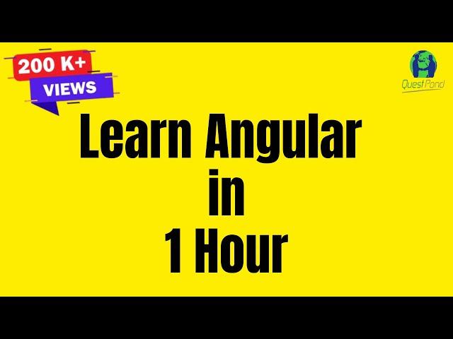 AngularJS Tutorial (Covering Angular 9) | Learn AngularJS Step By Step | Angular for Beginners