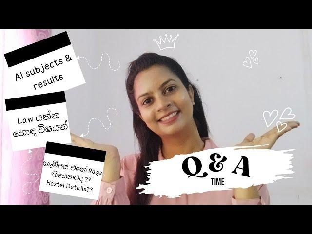 Q&A | ඔයාලා අහපු ප්‍රශ්නවලට උත්තර  | Part 01 | Sinhala vlog #student #srilanka #q&a