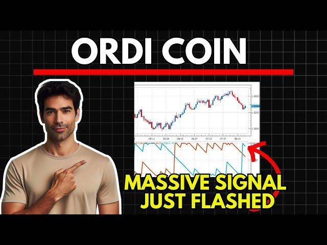 ORDI: Huge SIGNAL just FLASHED || Ordi Analysis & Price Prediction