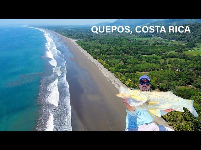 Costa Rica Beach Fishing! (RÓBALO Catch and Cook)