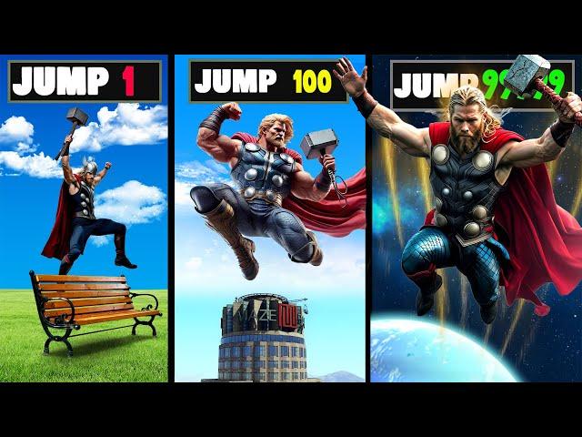 Every THOR Jumps MULTIPLIES In GTA 5