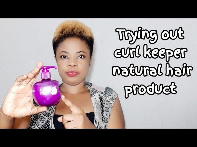 Tried curly my 4b/4c hair without curly technique the struggle is real Review kangfa curl keeper