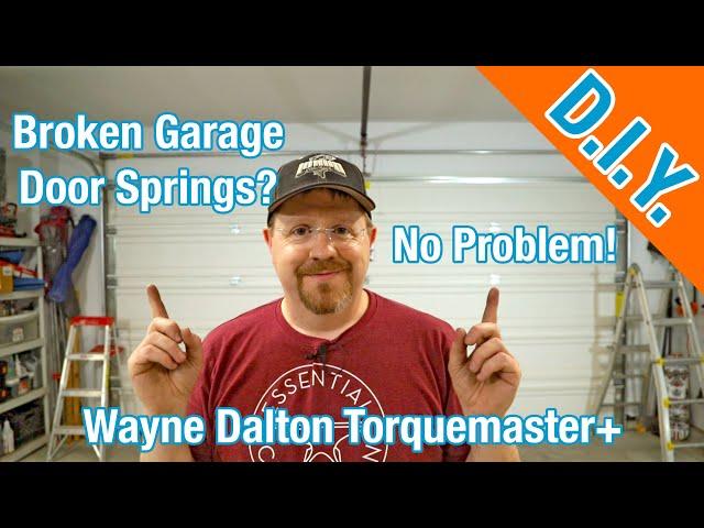 How To Replace Garage Door Springs - Torquemaster Plus, Wayne Dalton