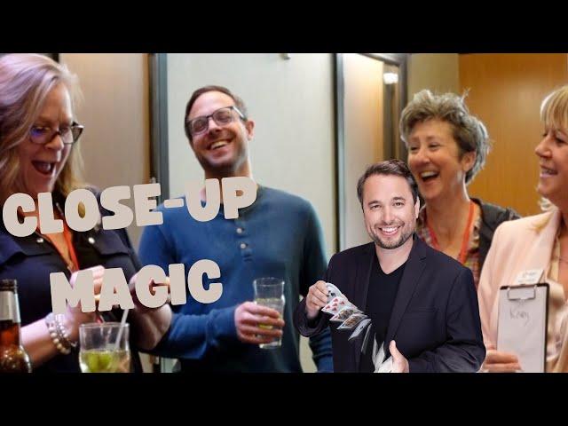 Close-up Roaming Magic & Mentalist Demo: Nate Jester, Seattle Magician