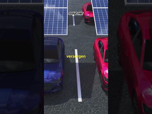 Solare Straßen: Die Zukunft der Energie! #technology #facts #solarenergy #shorts