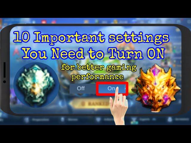 10 Important settings you need to turn on for better gaming performance