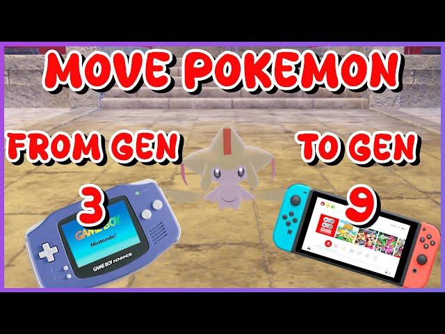 How to transfer Gen 3 Pokemon to Gen 9