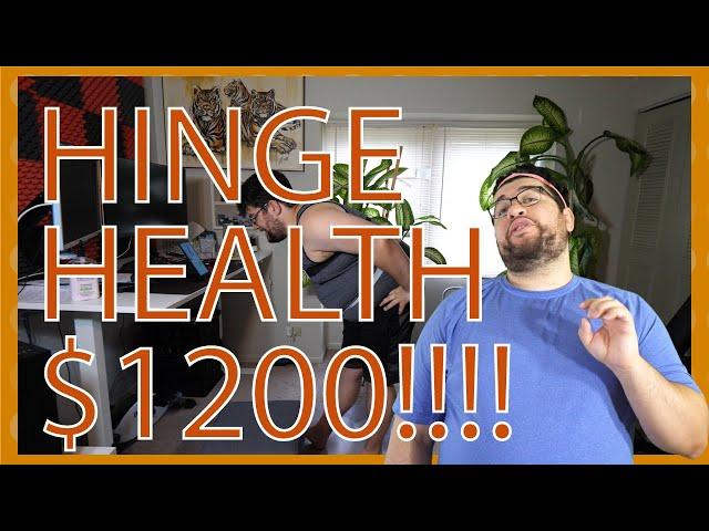 Is Hinge Health Worth $1200!!! - Hinge Health Application Review (Virtual Physical Therapy App)