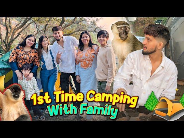 First Time Ki Family Ke Sath Camping Lekin LANGUR Ne Kar Diya Hamla 