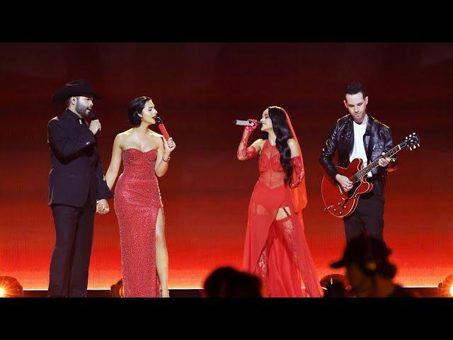 Por el Contrario - Ángela Aguilar, Leonardo Aguilar y Becky G Latingrammy 2024 (en vivo)