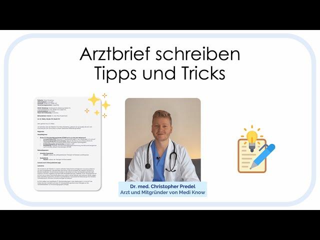 Arztbrief schreiben (Tipps, Fachsprachprüfung, Entlassbrief)