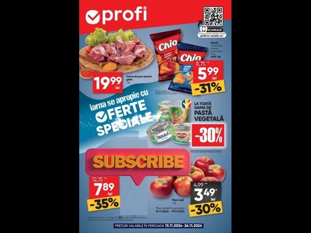 Catalog Profi din 13 Noiembrie pana 26 Noiembrie 2024 - Oferta Profi din 13.11.2024