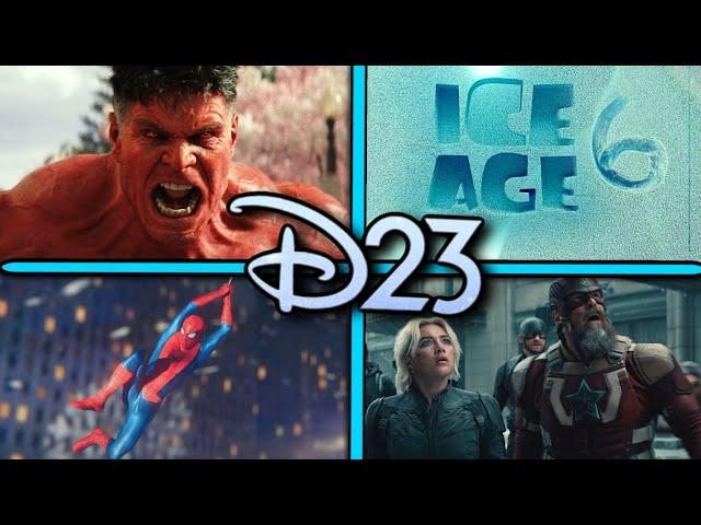 All The New Disney Reveals & MCU Trailers (D23 Brazil)