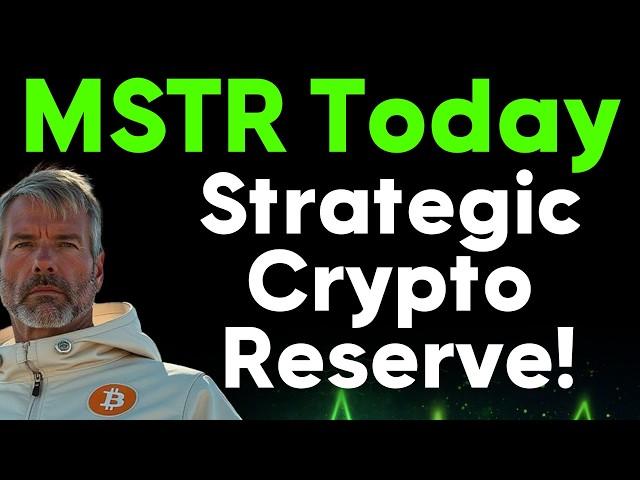 MSTR (MicroStrategy): The first ever GOD candle and strategic crypto reserve announced!