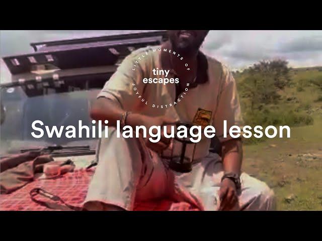 Learn Swahili with Kenyan Tour Director Musty | EF Go Ahead Tours