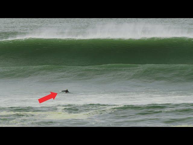 Spooky Paddle Way Out the Back ALL ALONE in France