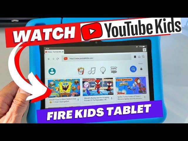 How to Add YouTube Kids on Amazon Fire Kids Tablet (Child’s profile) - NEW 2023