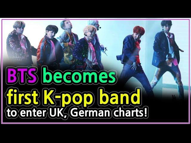 BTS becomes first K-pop band to enter UK, German charts!(eng sub sound)