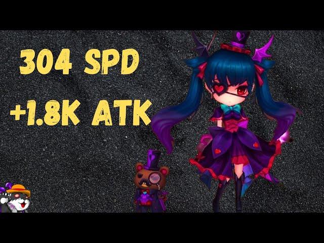 The Power Of Nicki (Dark Occult Girl) In RTA  Summoners War