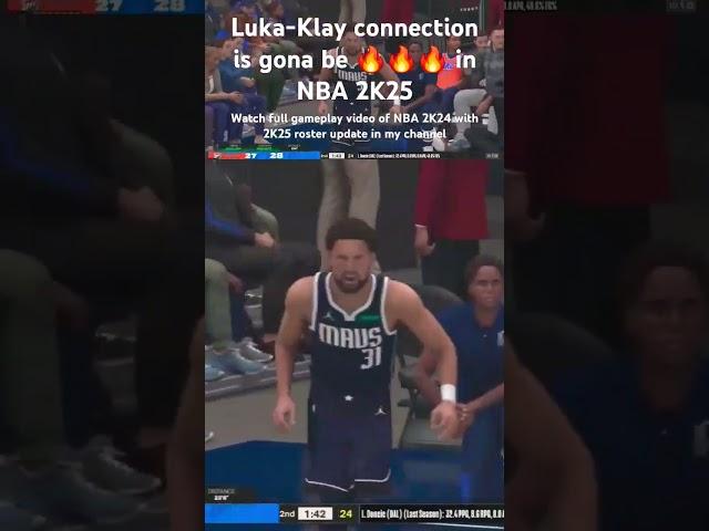 Luka - Klay Thompson connection #nba2k4 #nba #lukadoncic #basketball #ballislife