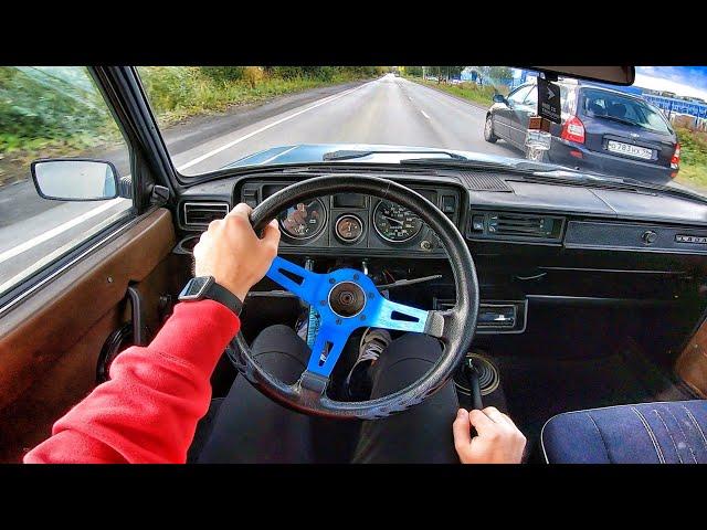 1990 LADA 2105 1.3 MT - POV TEST DRIVE