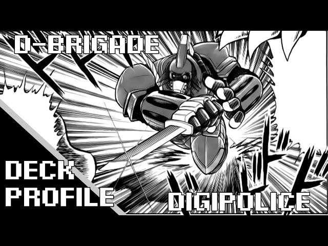 Digimon TCG! D-Bridage x DigiPolice Deck Profile (BT14)