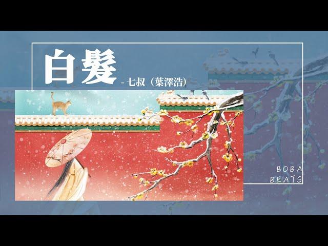 七叔（葉澤浩） - 白髮『漫天飄落的雪花 一路走 走到了白髮』【Lyrics Video】