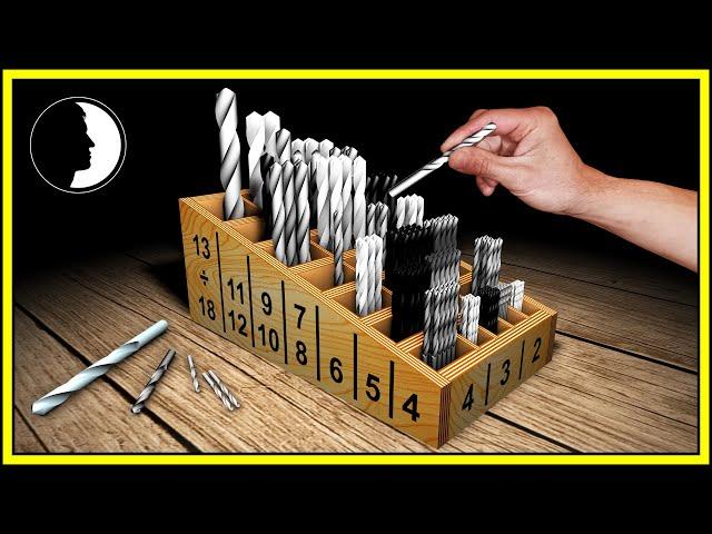 Удобное ХРАНЕНИЕ СВЁРЛ (органайзер для сверл) | DIY Drill Bit Box (organizer)