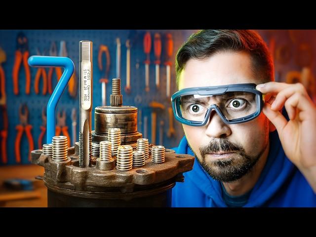 Восстановление РЕЗЬБЫ. 2 крутых способа!
