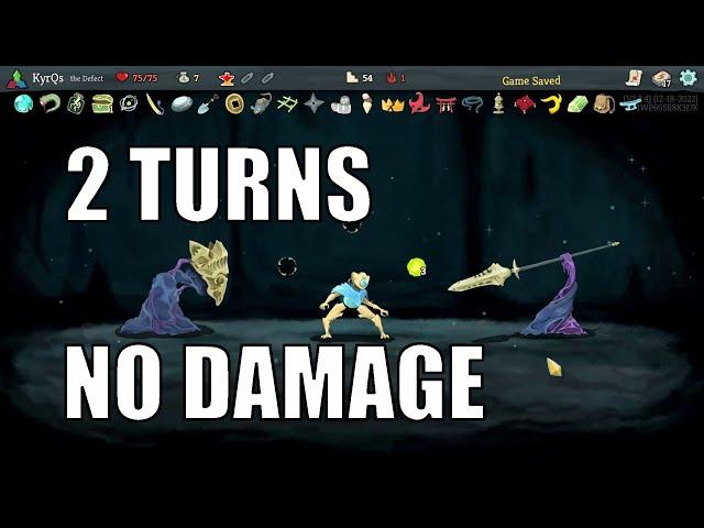 Beating Spire Spear And Spire Shield In Two Turns With No Damage In Slay The Spire