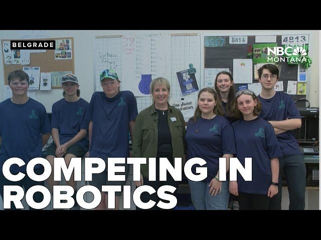 Belgrade High Robotics team prepping to compete at national event
