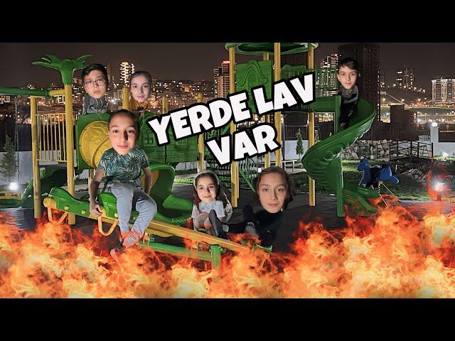 YERDE LAV VAR CHALLENGE !! THE FLOOR İS LAVA CHALLENGE