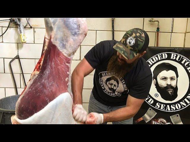 The BEST how to skin a deer video by The Bearded Butchers!