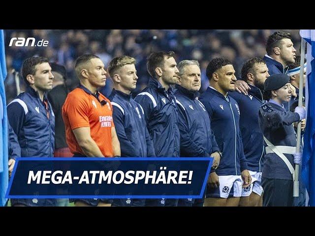 Rugby: Gänsehaut! Schottland-Hymne mit Dudelsack und a cappella