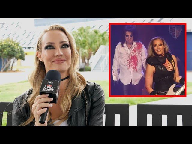 Nita Strauss on Joining Alice Cooper, Demi Lovato, and Sobriety