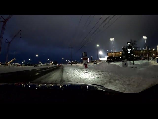 Crews clear roads to Highmark Stadium ahead of Sunday Night Football