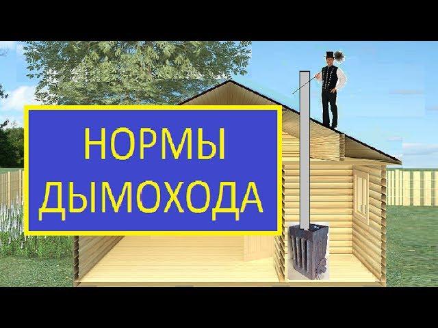 Дымоход высокий проблемы / Дымоход неправильный / Дымоход норма высоты