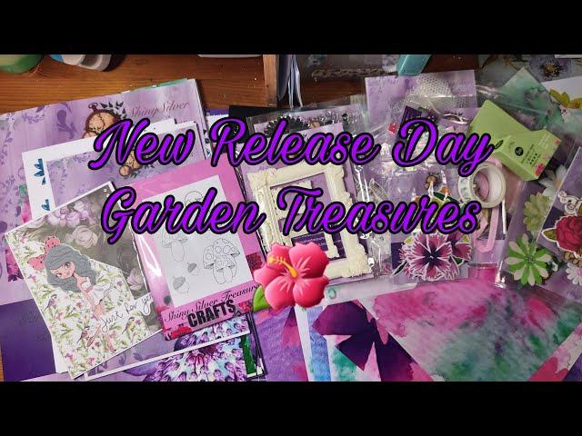 Garden Treasures Shiny Silver Treasures Crafts New Release