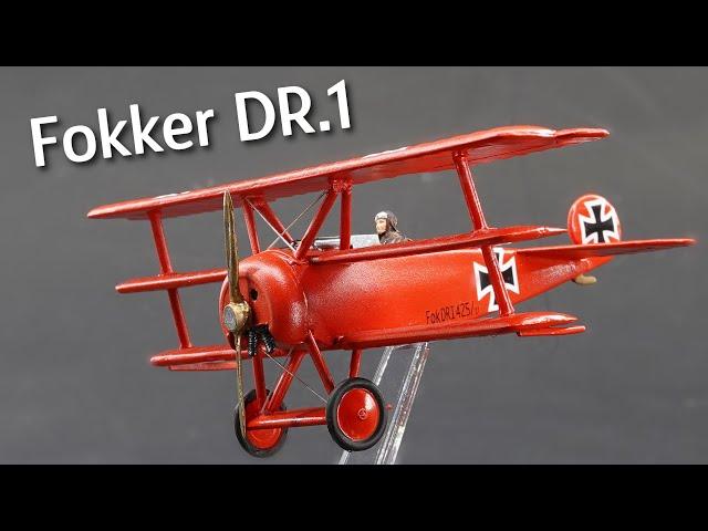 This Took a Lot of Work! Building the Airfix Fokker DR.1 Triplane in 1/72 Scale - Build & Review