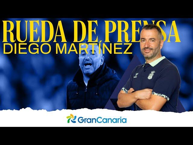 Rueda de prensa de Diego Martínez previa al #RealValladolidLasPalmas | UD Las Palmas