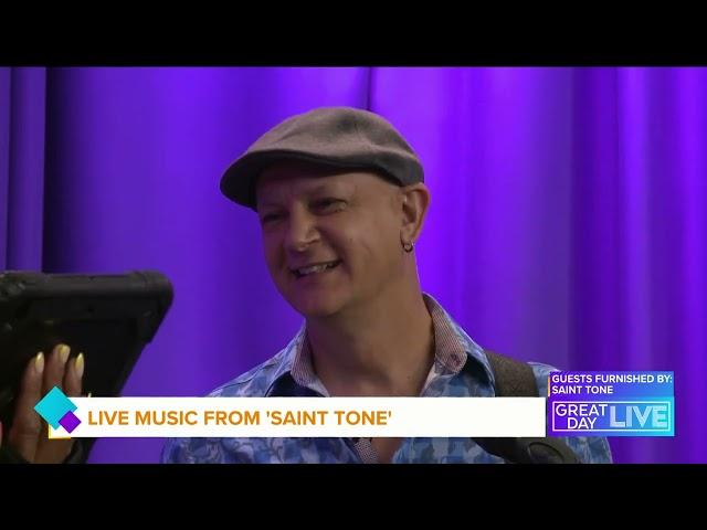 Saint Tone Live on Great Day Live Tampa Bay TV Show