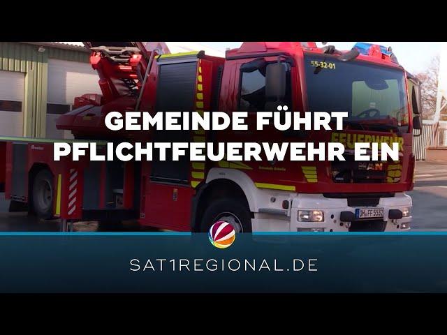 Pflichtfeuerwehr kommt: Gemeinde hat zu wenig Ehrenamtliche