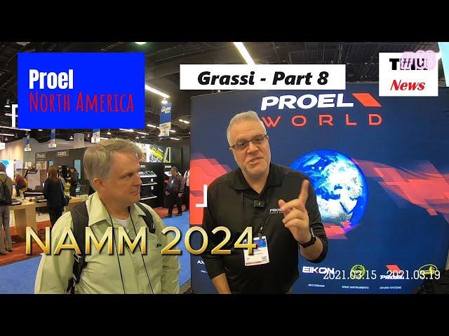 Proel North America at NAMM 2024 with The Myles Revolution (Grassi - Part 8 of 12)