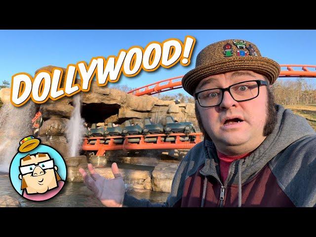 Dollywood Smoky Mountain Christmas - Big Bear Mountain Roller Coaster - Construction Update