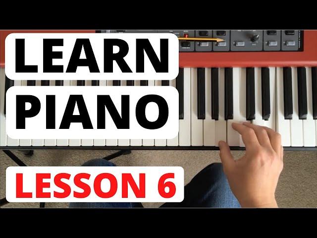 How To Play Piano for Beginners, Lesson 6 || A New Piece, A New Scale, And Rests