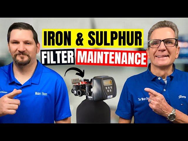 EASY DIY Iron & Sulphur Filter MAINTENANCE